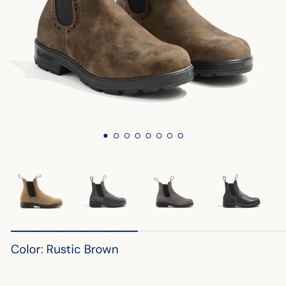 Blundstone Women’s Originals #1351 Rustic Brown Chelsea Boots